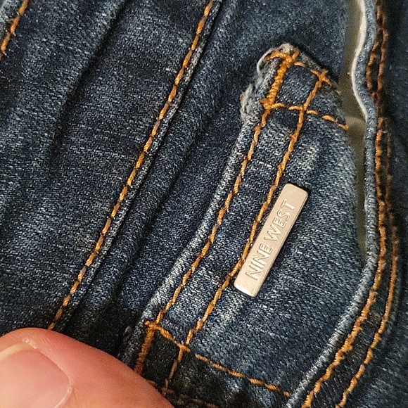 Dark Blue Slim Boyfriend Fit Jeans - Picture 5 of 8